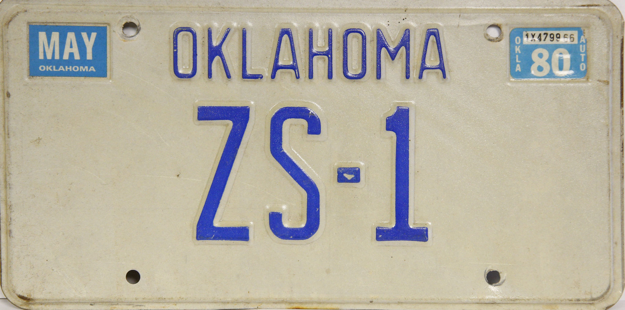 Oklahoma license plates